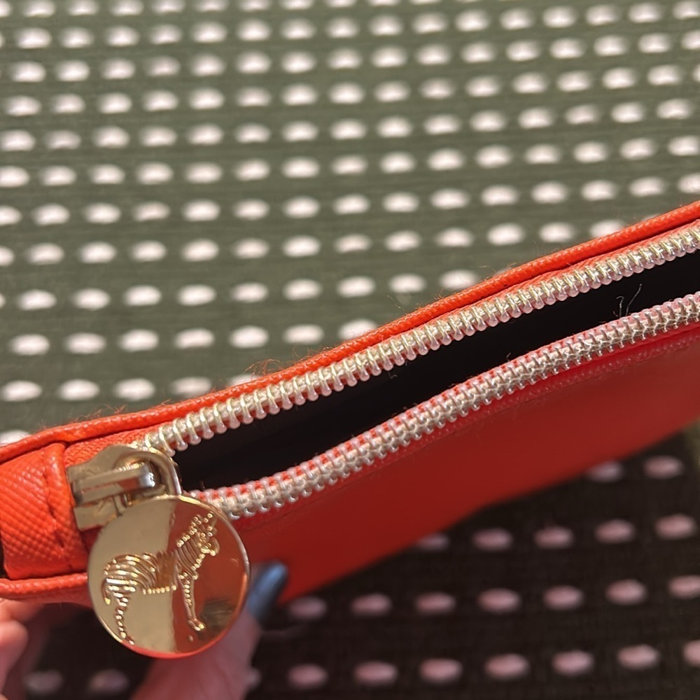 💥 2/$10 Dabney Lee Orange Dog Cosmetic Case - Picture 3 of 4